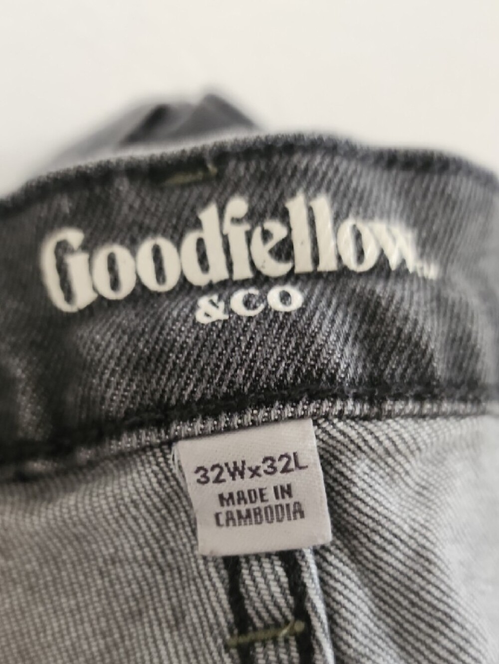 Goodfellow & Co Mens Gray Slim Straight Jeans Size 32x32 - Picture 6 of 11